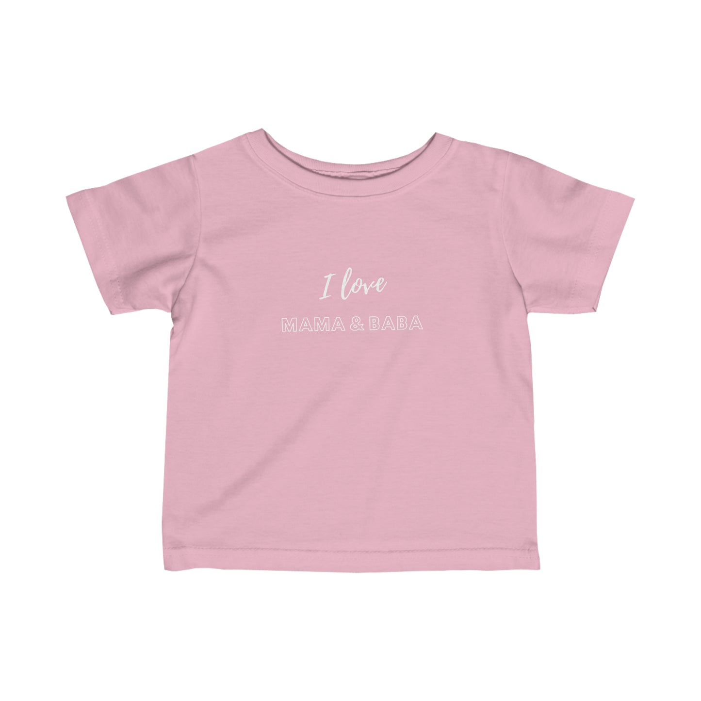 I Love Mama and Baba Kids Tee