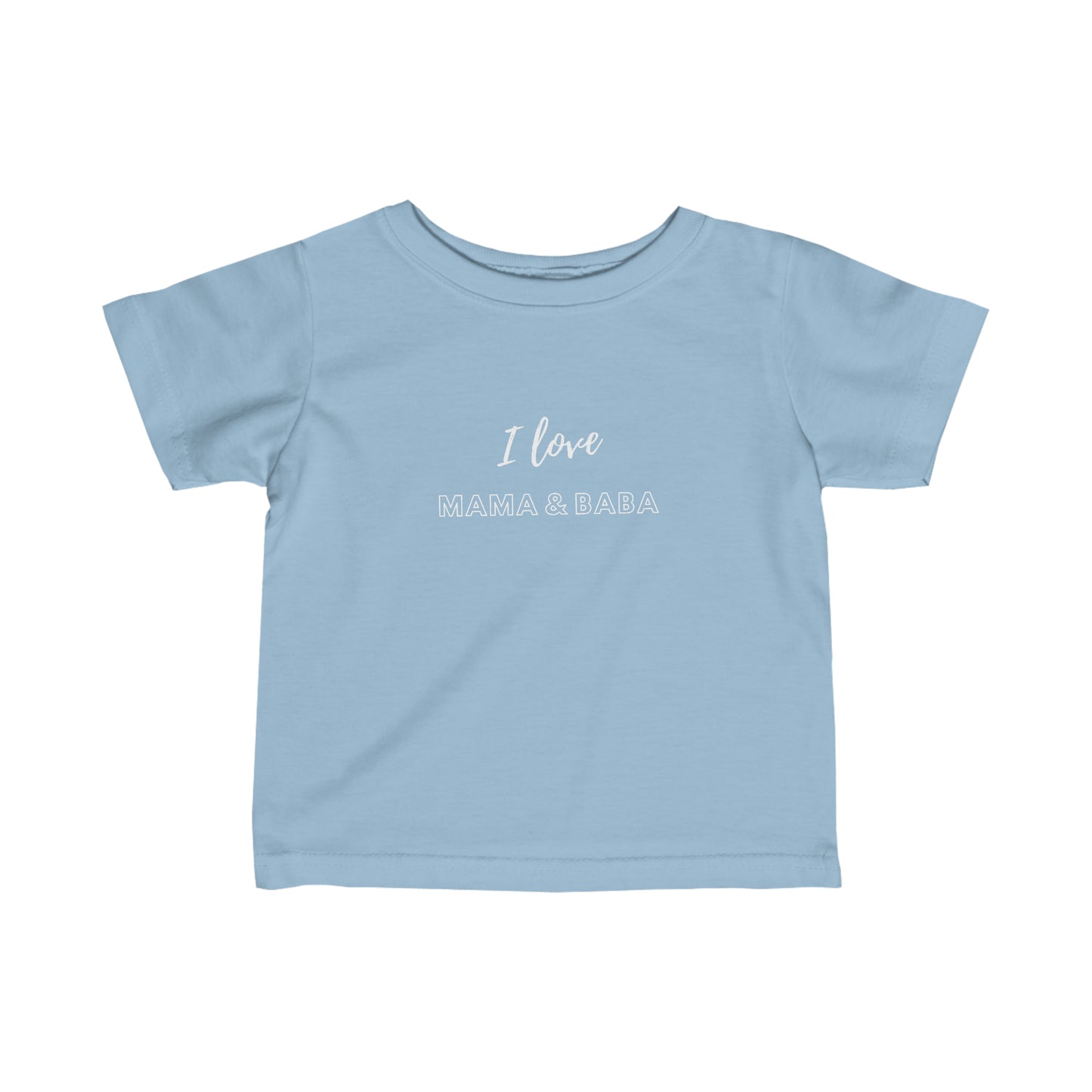 I Love Mama and Baba Kids Tee