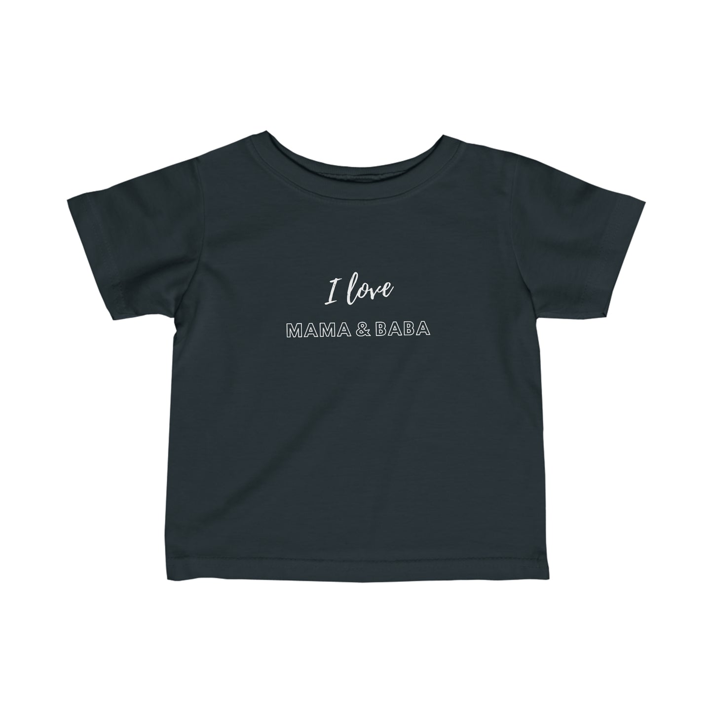 I Love Mama and Baba Kids Tee