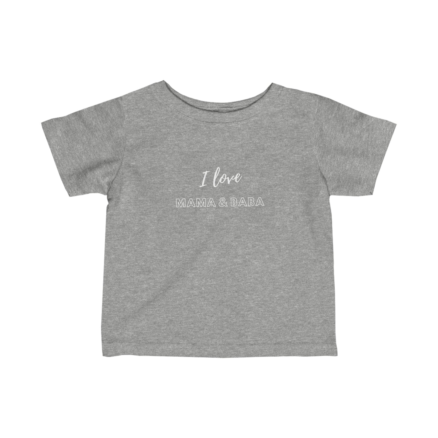 I Love Mama and Baba Kids Tee